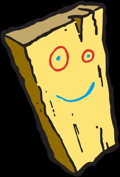 RobinWood Plank mascot